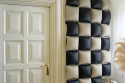 Backdrop Balloner Sort/Beige, Firkantede Ballon-Puder