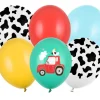 Ballon Buket Bondegård, Latex Balloner 6 stk.