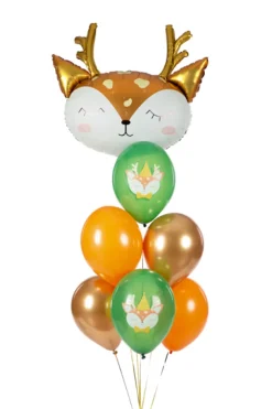 Ballon 30 cm, Dådyr, Mix (6 Stk.)