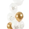 Ballon 30 cm, God Bless, Mix (6 Stk.)
