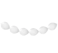 Ballonguirlande - Hvid