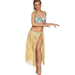 Bastskørt Raffia - Lang Hawaii skørt