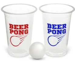Beerpong Spil m/12 Kopper & 2 Bolde