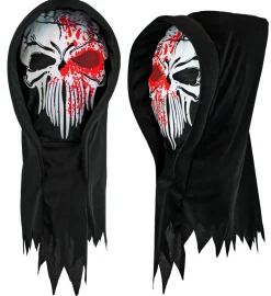 Blodig Reaper Hættemaske til Voksne