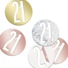 Bordkonfetti 21 År - Happy BDAY Rosegold Glitz