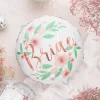 Bride Folie Ballon Med Blomster