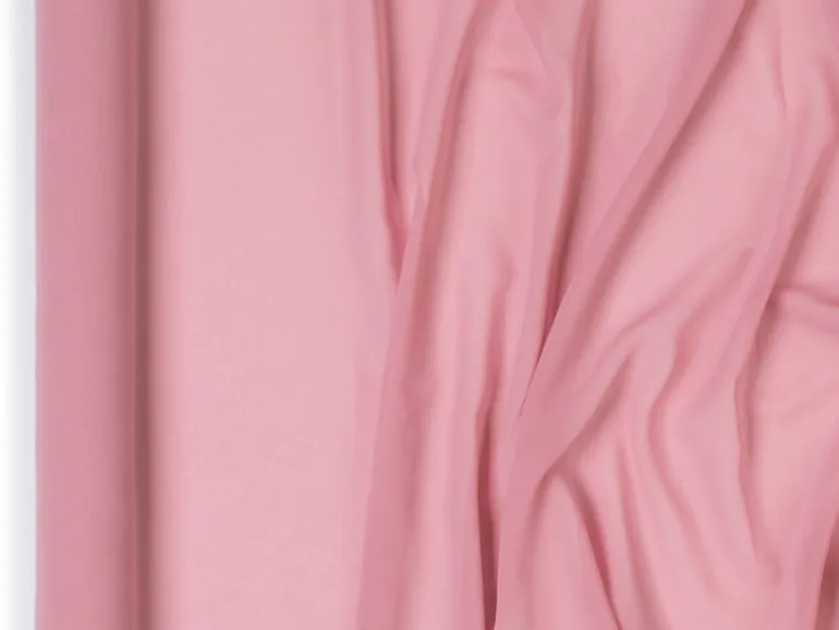 Chiffon Bordløber i Mørk Rosa, 5 meter