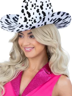 Cowboy hat med Ko Print