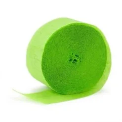 Crepebånd limegrøn (24,6M)