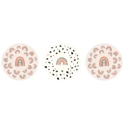 Cupcake Forme Natur Regnbue Mix, 75 stk.