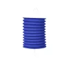 Cylinder Papir Lanterne i Mørkeblå, 16 cm