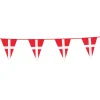 Dansk Vimpel Flagguirlande 10 meter, 20 x 30 cm