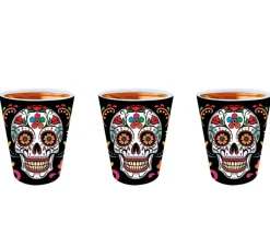 Day of the Dead Shotsglas, 3 stk.