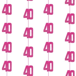 Dekosnore - Pink Glitz Fødselsdag, 40 År