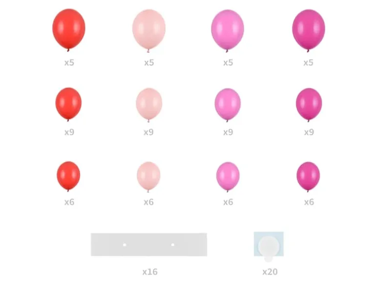 DIY Hjerte Ballondekoration i Lyserød & Pink