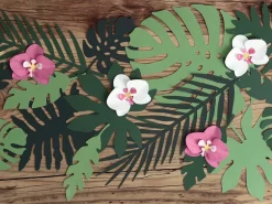 DIY Tropiske Blade, Hawaii fest pynt