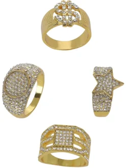 90'er Bling Fingerringe