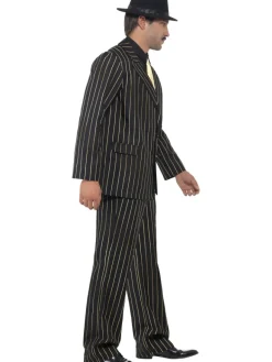 20' er gangster kostume, guldstribet