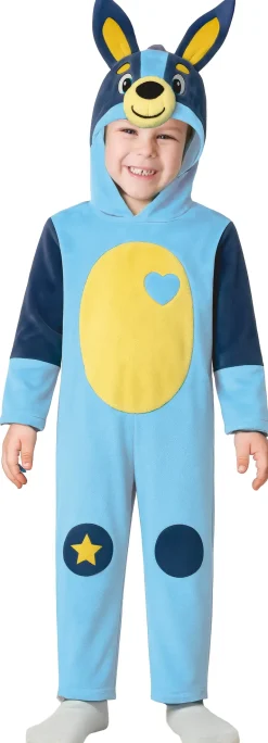Farverig Hund Baby Kostume – Heldragt med Hætte (12 - 24 mdr.)