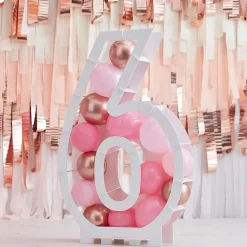 Fødselsdags Ballondekoration Tal Stander, "6"