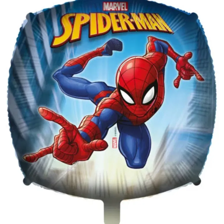 Firkantet Spider-Man Ballon, 46 cm