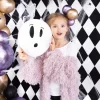 Flagermus Papir Guirlande Sort - Halloween Pynt