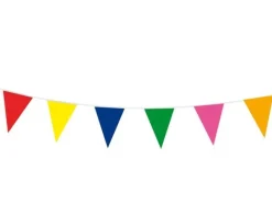 Flagguirlande 10M med 20multifarvede vimpel flag (30cm X 20cm)