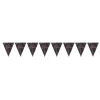 Flagguirlande 4M med Sparkling ''Happy Birthday'' vimpel flag (sort & pink)