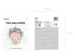 Folie Ballon Baby - Boy, 40 X 45 cm, Mix