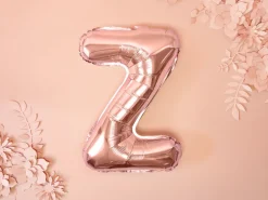 Folie Ballon Bogstaver ''Z'', 35 cm, Rosegold