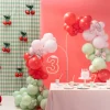 Folie Ballon Cherries Til Guirlande, 28 X 31 cm, Mix (3 Stk.)