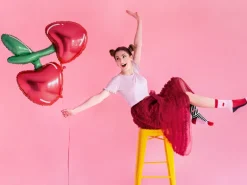 Folie Ballon Cherry, 88 X 73 cm, Mix