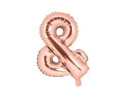 Folie Ballon &, 35 cm, Rosegold