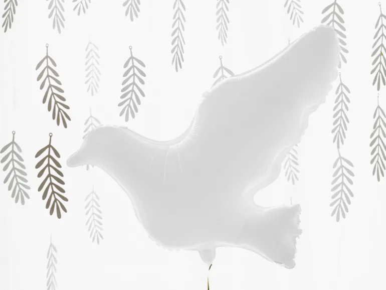 Folie Ballon Due, Hvid, 77 X 66 cm