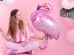 Folie Ballon Flamingo, Pink, 70 X 95 cm