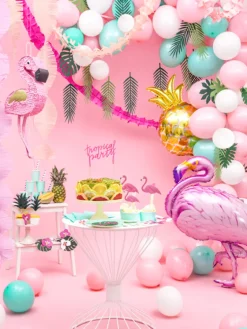 Folie Ballon Flamingo, Pink, 70 X 95 cm
