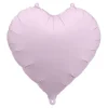 Folie Ballon Hjerte, 45 cm, Lilla