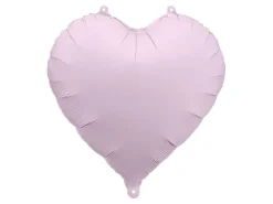 Folie Ballon Hjerte, 45 cm, Lilla