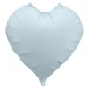 Folie Ballon Hjerte, 45 cm, Misty Blå