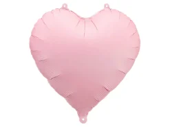 Folie Ballon Hjerte, 45 cm, Pink