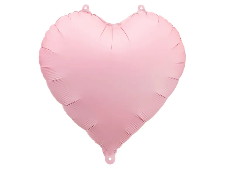 Folie Ballon Hjerte, 45 cm, Pink