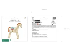 Folie Ballon Horse, 86.5 X 73 cm, Mix