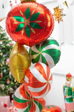 Folie Ballon Jul Bauble, 45 X 45 cm, Mix