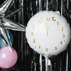 Folie Ballon Nytårsaften 2 Min i Tolv, 35 cm