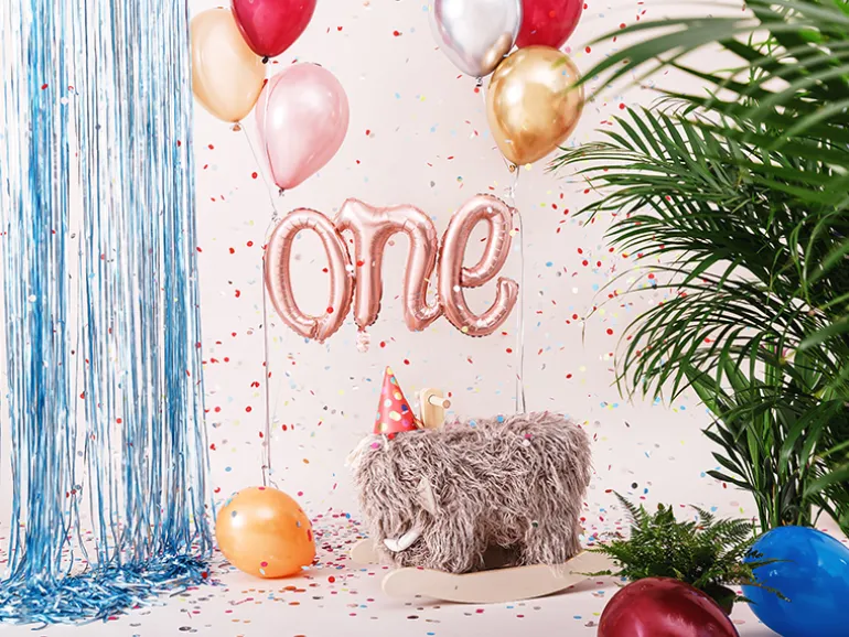 Folie Ballon One, 66 X 37 cm, Rosegold