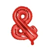 Folie Ballon Sign '' & '' 35 cm, Rød