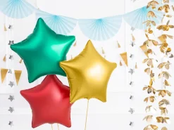 Folie Ballon Stjerne, 48 cm, Guld