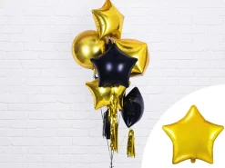 Folie Ballon Stjerne, 48 cm, Guld