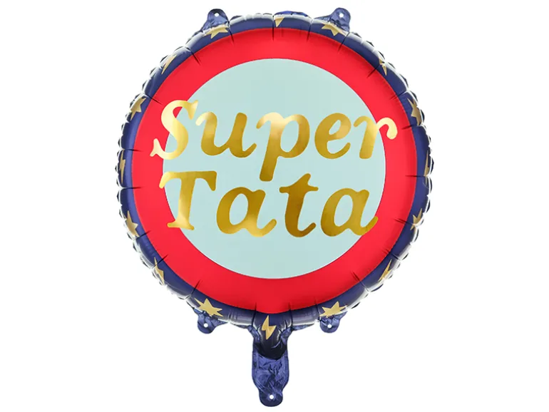 Folie Ballon Super Tata, 45 cm, Mix