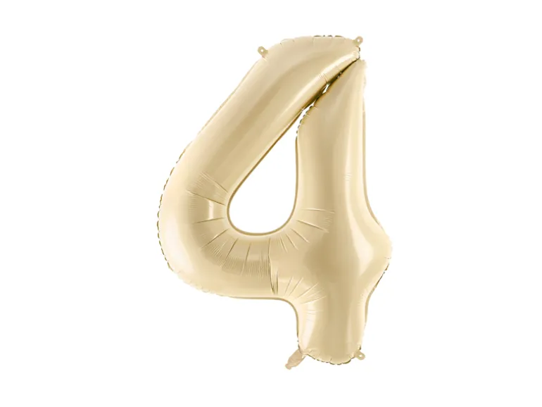 Folie Ballon Tal ''4'',72 cm, Beige